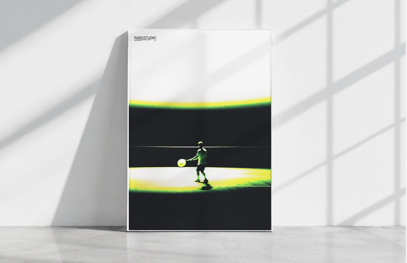 POSTER - TENNIS SCENE I